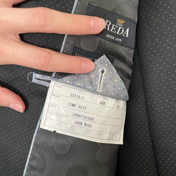 Canaletto Como Suit 100% Wool- 40R Jacket 34R Pants - Picture 5 of 8
